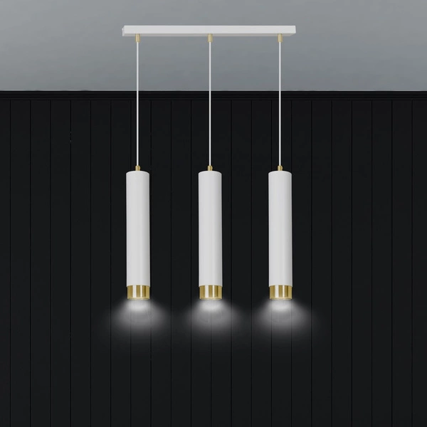 Lampa wisząca Emibig KIBO 3 WH/GOLD 642/3