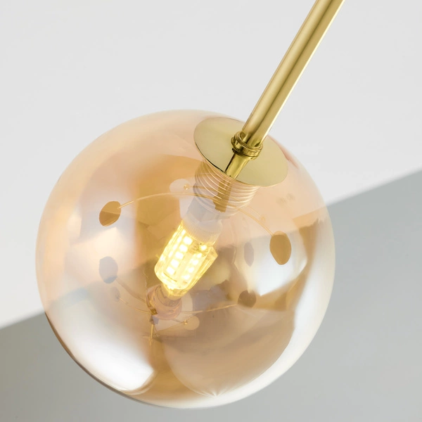 Nowoczesny Żyrandol MOKA wys. 47-69cm 4xG9 4xGU10
14W IP20 | Złoty