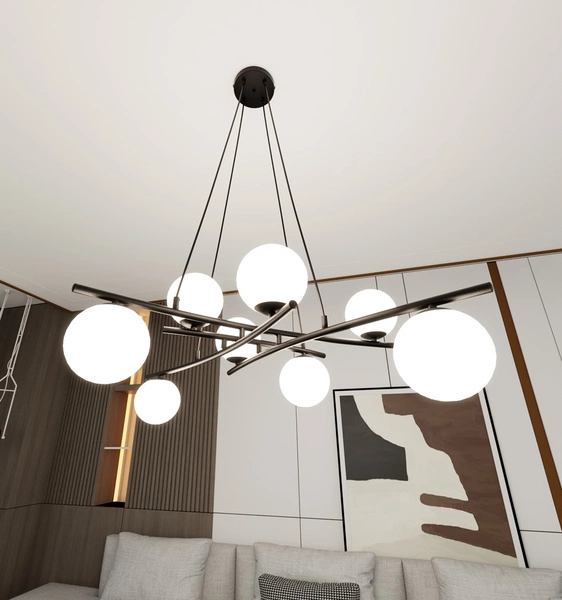 Lampa wisząca Emibig ESSA 8 OPAL 1201/8