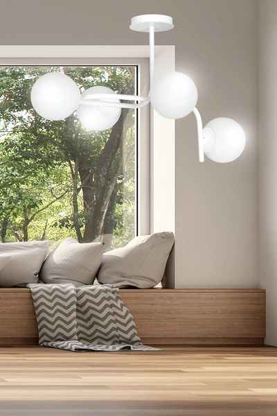 Lampa sufitowa Emibig KALF 4A Biały 1031/4A