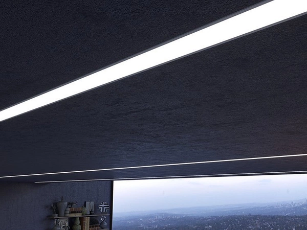 Profil LED P21-1 architekt 200cm szer. 41mm | do osłonek C6 | czarny