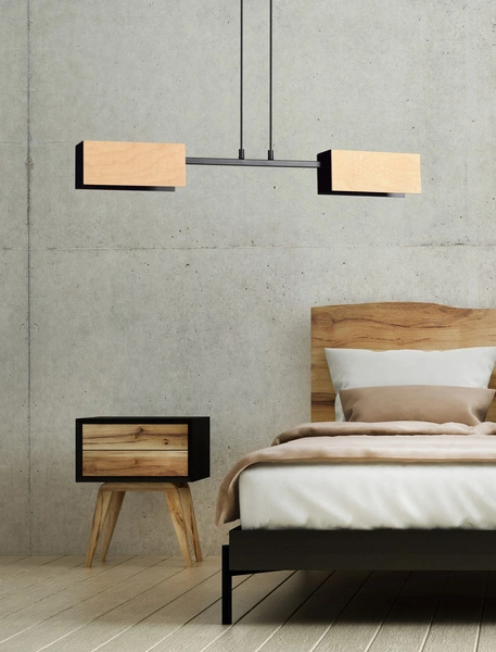 Lampa wisząca Emibig ZAPER 2 Czarny 616/2