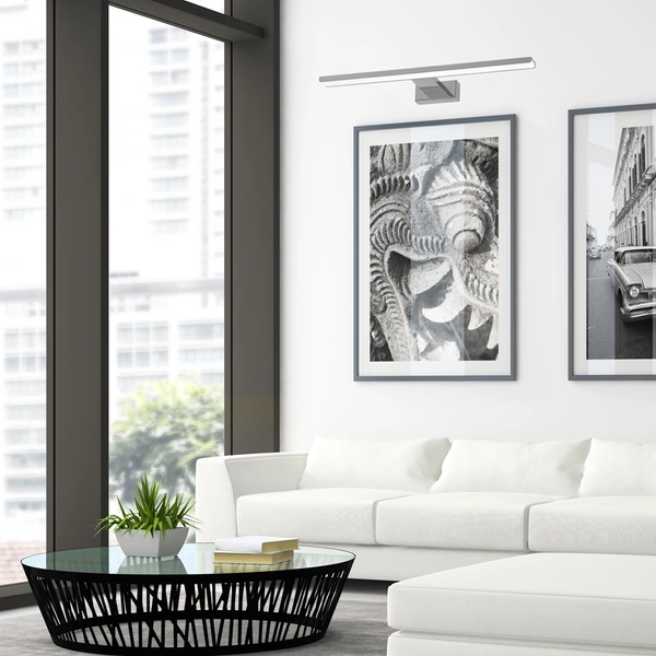 Kinkiet nad obraz PINTO CHROME 12W LED 50cm | chrom