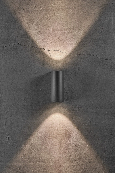 Kinkiet ASBOL LED 3000K Biała ciepła Aluminium | Czarny