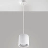 Lampa wisząca Sollux ORBIS 1 aluminium biały 12W LED, SL.0053