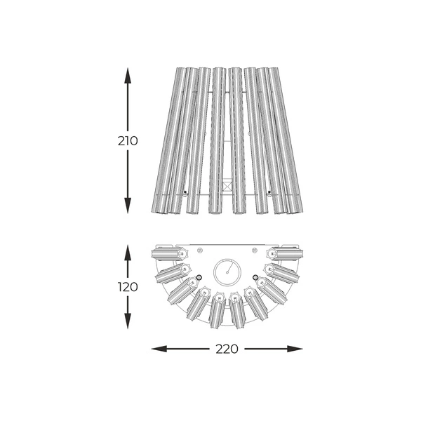 W0547-01H-F9AC BACH KINKIET ZŁOTY/GOLD