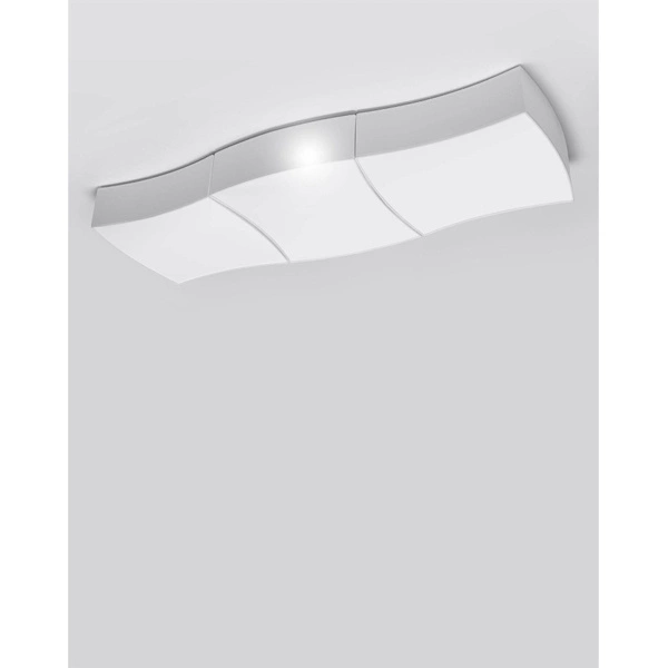 Plafon SQUARE 3, SL.1055, biały, 6x60W E27