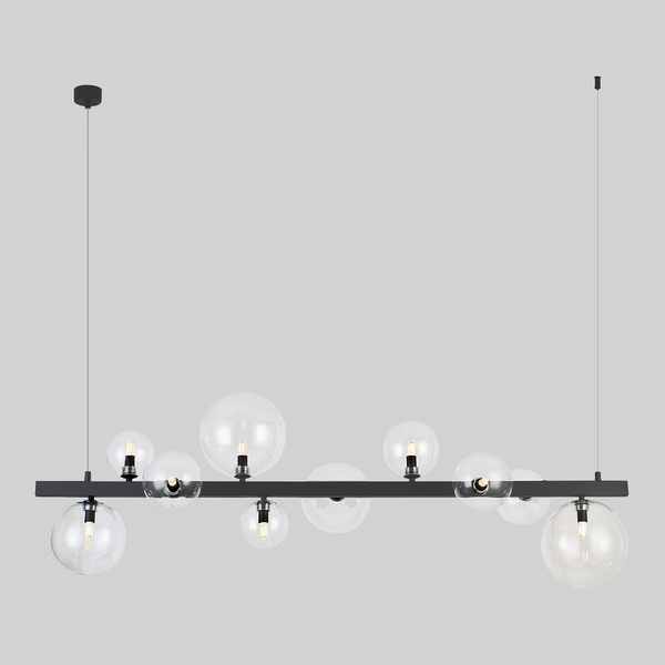 BUBBLES GLASS SHADE SET 10 CLEAR