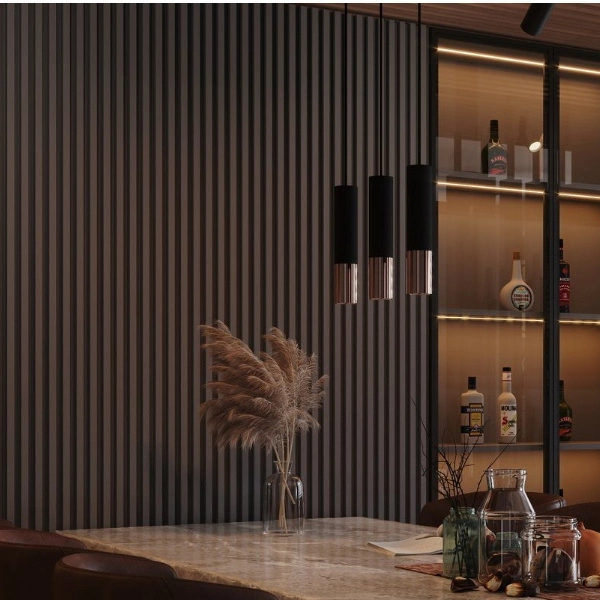 Lampa wisząca LOOPEZ 2 czarny/miedź SL.0947