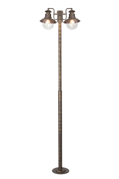 Lampa stojąca ogrodowa Artu Brilliant 2 2x60W E27 Metal/Szkło Czarno Złota