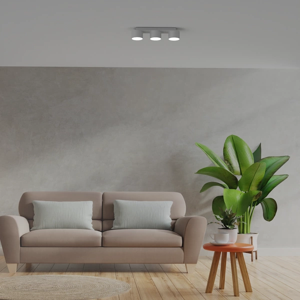 Lampa sufitowa listwa DIXIE WHITE 3x GX53 szer. 30cm | biały