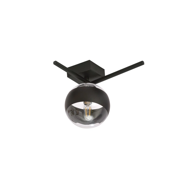 Lampa sufitowa Emibig IMAGO 1G Czarny/STRIPE 1132/1G