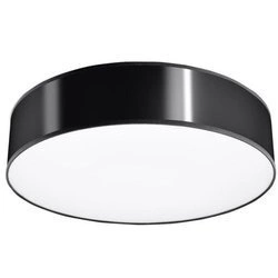 Plafon Arena 45 trzy punktowy stal czarny PVC 15W LED, SL.0124