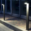 Lampa stojąca zewnętrzna na podjazd 58cm KARO KR-580 | ciemny popiel
