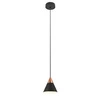 Lampa wisząca nowoczesna CONO 7W ciepła 3000K czarny/różowe złoto śr. 7,2cm