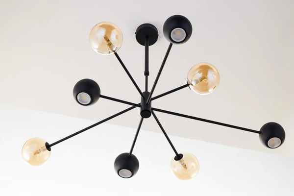 Nowoczesny Żyrandol MOKA wys. 47-69cm 4xG9 4xGU10
14W IP20 | Czarny