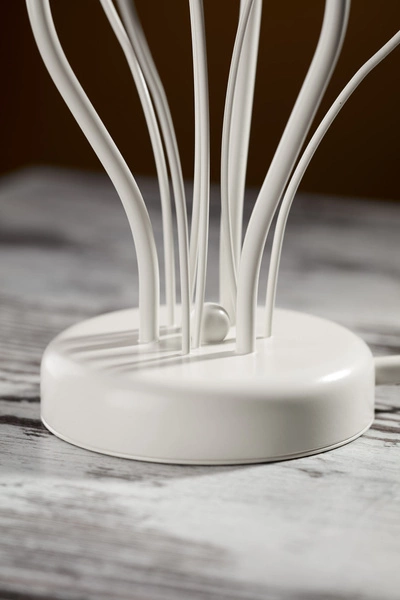 Klasyczna Lampa biurkowa GLORIOSA wys. 46cm 3xG9 14W IP20 | piaskowo-szary