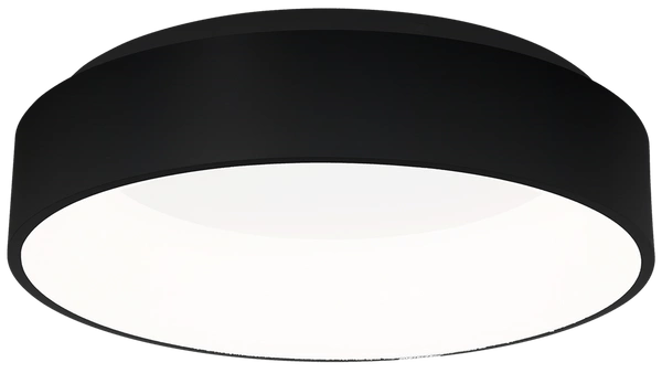 Plafon lampa sufitowa nowoczesna OHIO 24W czarny śr. 45cm