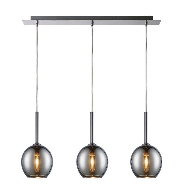 Lampa wisząca MONIC chrom szer. 65cm.