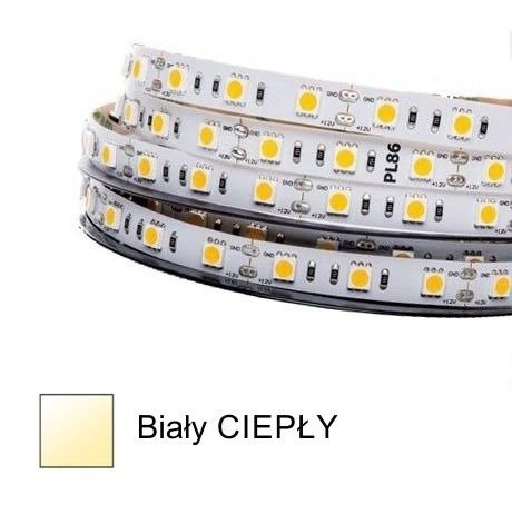 Prof taśma LED 9.6W 2835 ciepła 3000K IP64 5m