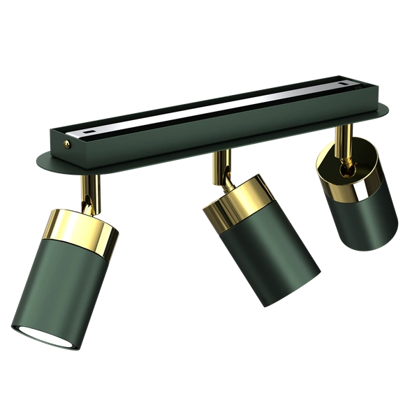 Lampa sufitowa JOKER GREEN/GOLD 3xGU10