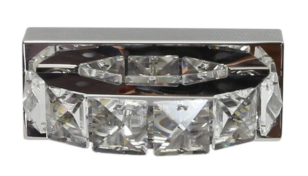 Kinkiet SHIPI 21-45256 chrom/transparentny 1x3W LED, barwa zimna 6500K