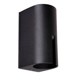 Kinkiet zewnętrzny Rovigo wys. 12,8cm 8W LED ciepła biel 3000K | czarny