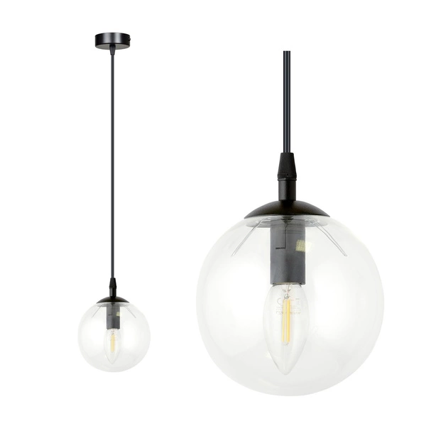 Lampa wisząca Emibig COSMO 1 BL TRANSPARENT 711/1