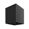 Natynkowy spot sufitowy Bima  Square Black GU10 | Czarny