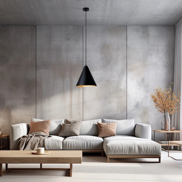 Lampa wisząca Emibig REBEL 1 Czarny/GOLD 1271/1