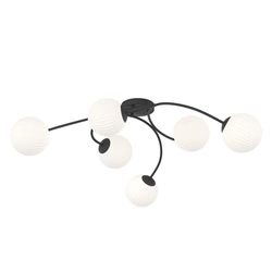 Lampa sufitowa Emibig VIBRA 6 BL OPAL 1398/6