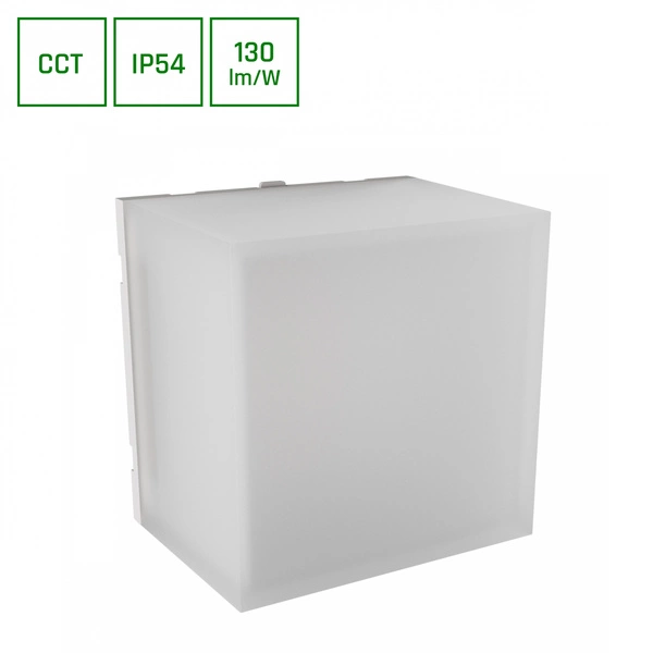 SCATOLLO 5W CCT 230V IP54 100x100x75MM BIAŁY ELEWACYJNA