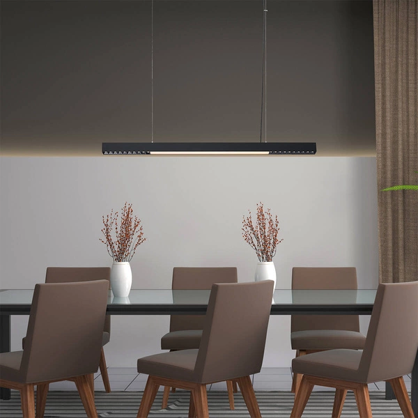 Lampa wisząca Cali L LED CCT Tuya czarna LP-1301/1P L BK Smart