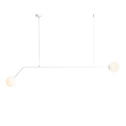 Aldex Lampa wisząca PURE 1064H, biała, 2x40W E14