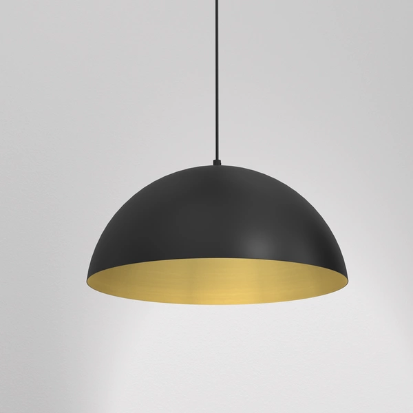 Lampa wisząca BETA, MLP7896, 35 cm, czarny/złoty, 1x60W E27
