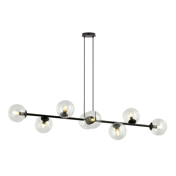 Lampa wisząca Emibig ROSSI 8 BL TRANSPARENT 874/8