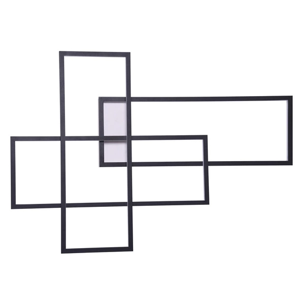 Azzardo QUADRATUS WALL BLACK 2994