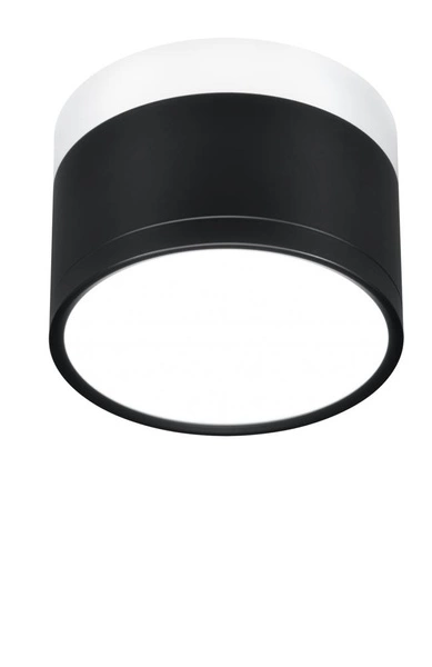 Lampa sufitowa TUBA 2273716 czarno-biała 9W LED, barwa neutralna 4000K, śr. 8,8 cm