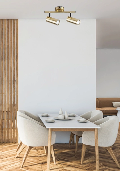 Lampa ścienna/sufitowa COLLY, 92-01719, mosiądz, 2x15W GU10