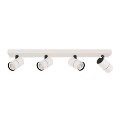Lampa sufitowa reflektor Laconi dł. 64,5cm 4xGU10 | biały