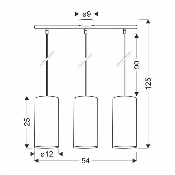 Lampa wisząca ARAGONA, 33-19721, czarny/korkowy, 3x60W E27