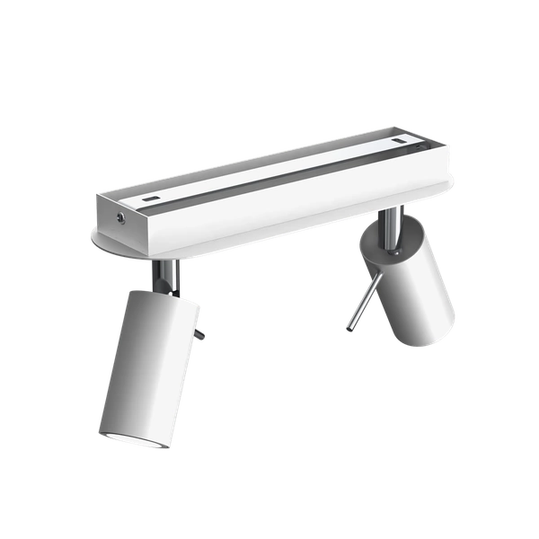 Lampa sufitowa PRESTON WHITE/CHROME 2x mini GU10
