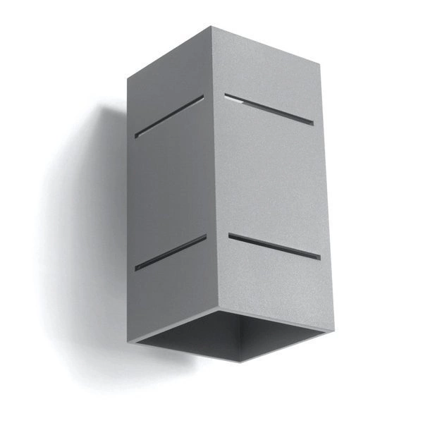 Kinkiet BLOCCO, Aluminium, Szary, G9 40W, SL.0479