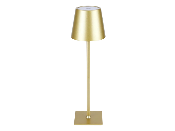Lampa stołowa TAZA 3,5W 400lm CCT IP54 złota 2x2000mAh 4in1 LITE