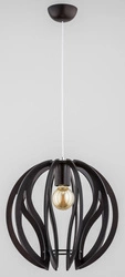 Lampa wisząca ALFA BLADE DREWNIANA 1xE27 39cm | 60725