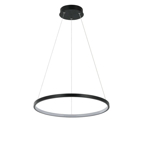 Lampa wisząca RING S 40cm 22W LED barwa zmienna CCT | czarny