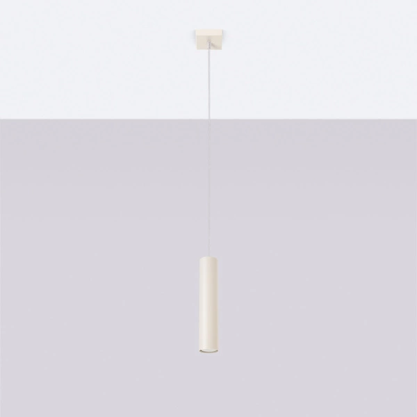 Lampa wisząca LAGOS 1 beżowa