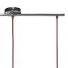 Lampa nad wyspę chrom AXE III czerwone 5445