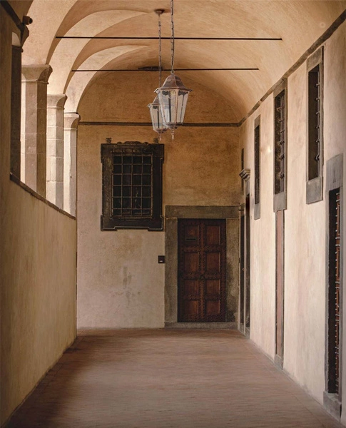 Lampa ogrodowa wisząca K-5006H CZARNY/ZŁOTY z serii LOZANA