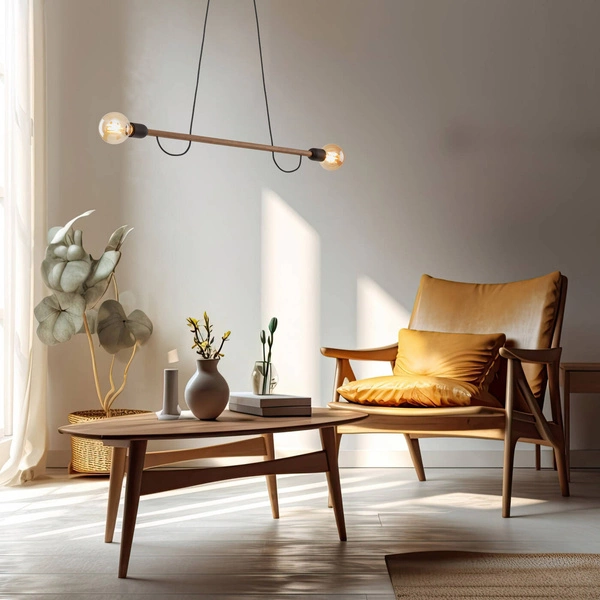 HELIX WOOD ORZECH LAMPA WISZACA 2 PŁ 4948